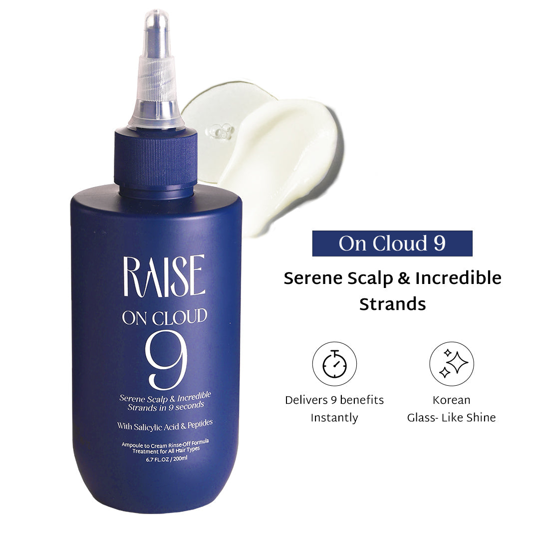 Raise On Cloud 9 - Viral Korean Glass Like Shine | Hair Mask