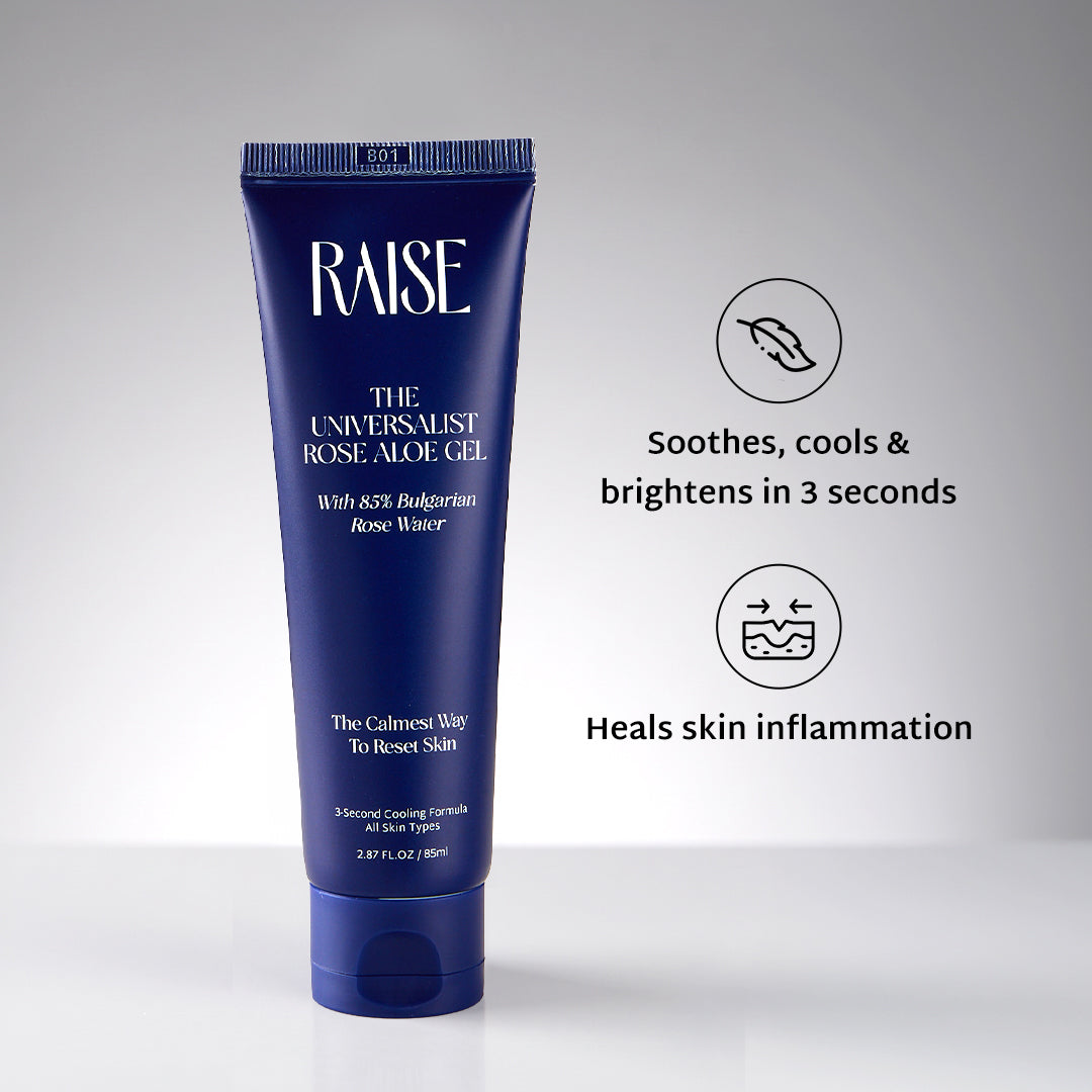 Aloe Vera Moisturizing Gel with Rose & Hyaluronic Acid - Raise