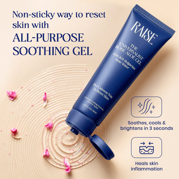 The Universalist Rose Aloe Gel (85ml) for Soothing & Cooling Skin