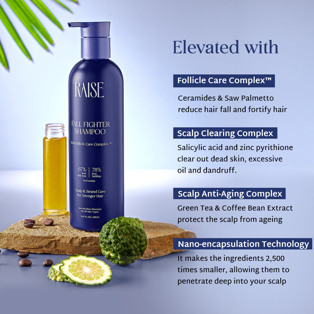 Fall Fighter Scalp Detox Combo | Scalp Exfoliator + On Cloud 9 Hair Mask + Fall Fighter Shampoo