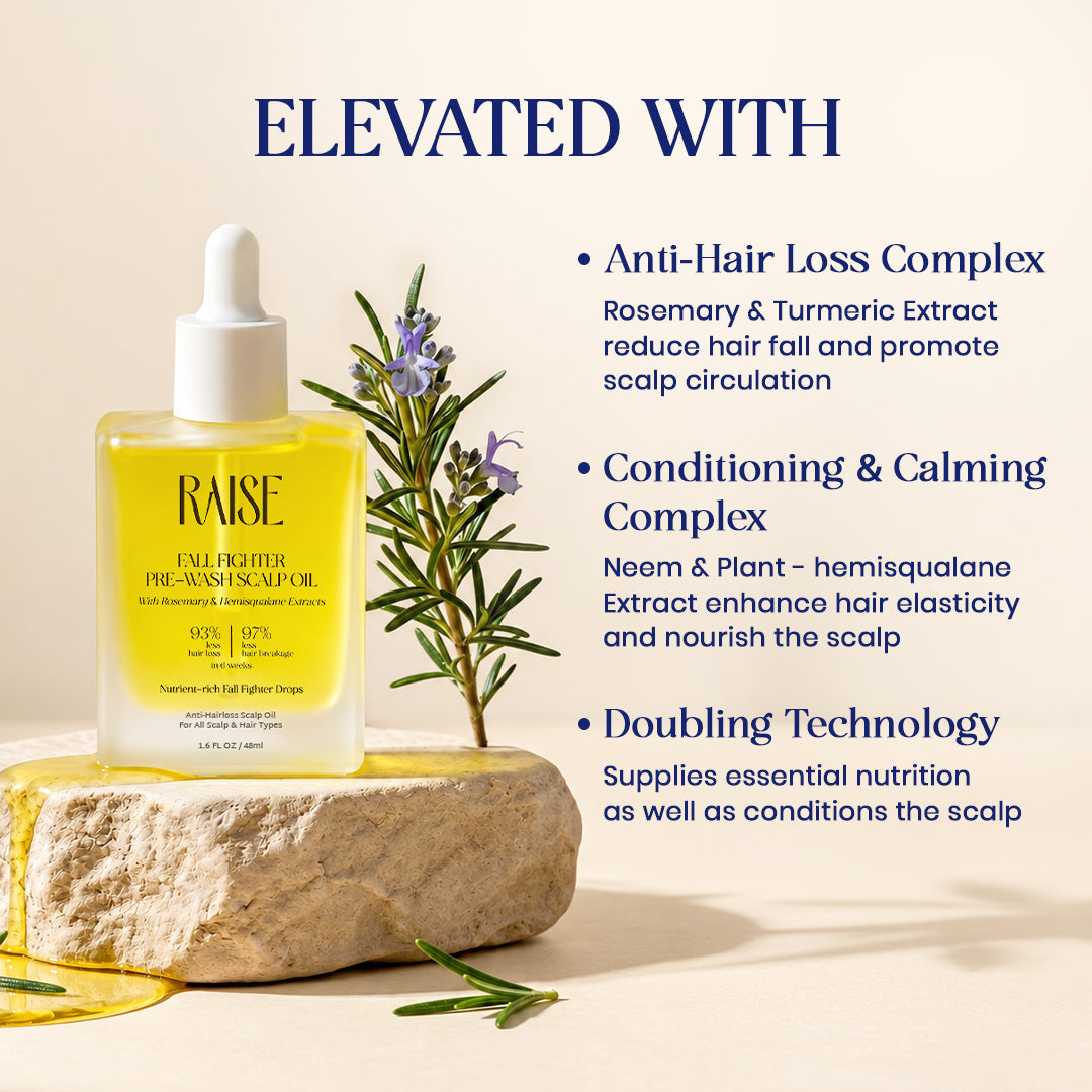 Fall Fighter Pre-Wash Scalp Oil (48ml) | Anti-Hair Loss Scalp Oil
