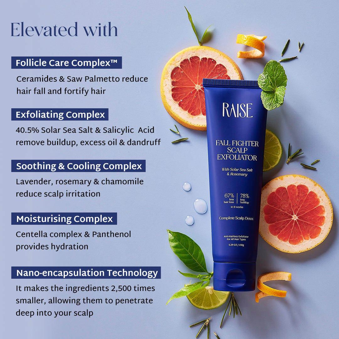 Fall Fighter Scalp Detox Combo | Scalp Exfoliator + On Cloud 9 Hair Mask + Fall Fighter Shampoo