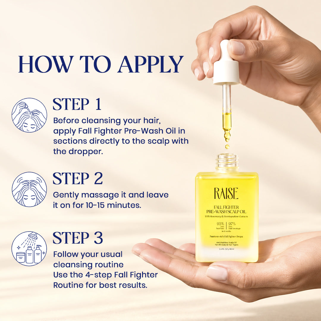 Fall Fighter Pre-Wash Scalp Oil (48ml) | Anti-Hair Loss Scalp Oil