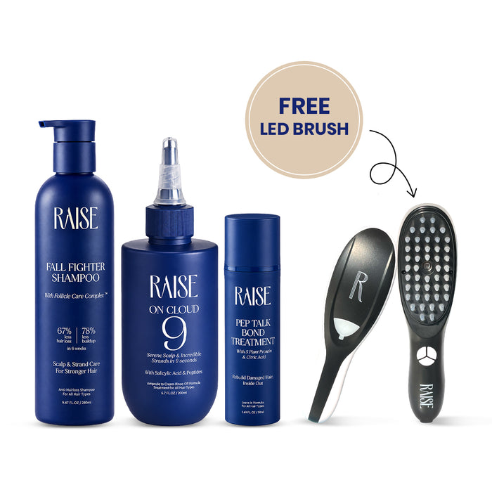 Complete Haircare Kit | Fall Fighter Shampoo + On Cloud 9 Hair Mask + Pep Talk Bond Treatment