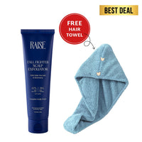 Raise Fall Fighter Scalp Exfoliator | Viral Scalp Detox, Hair Fall & Dandruff Scrub - Raise