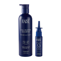 Raise Viral Korean Glass like Shine Combo | Fall Fighter Shampoo & On Cloud 9 Treatment | Instant Korean Glass-Like Shine