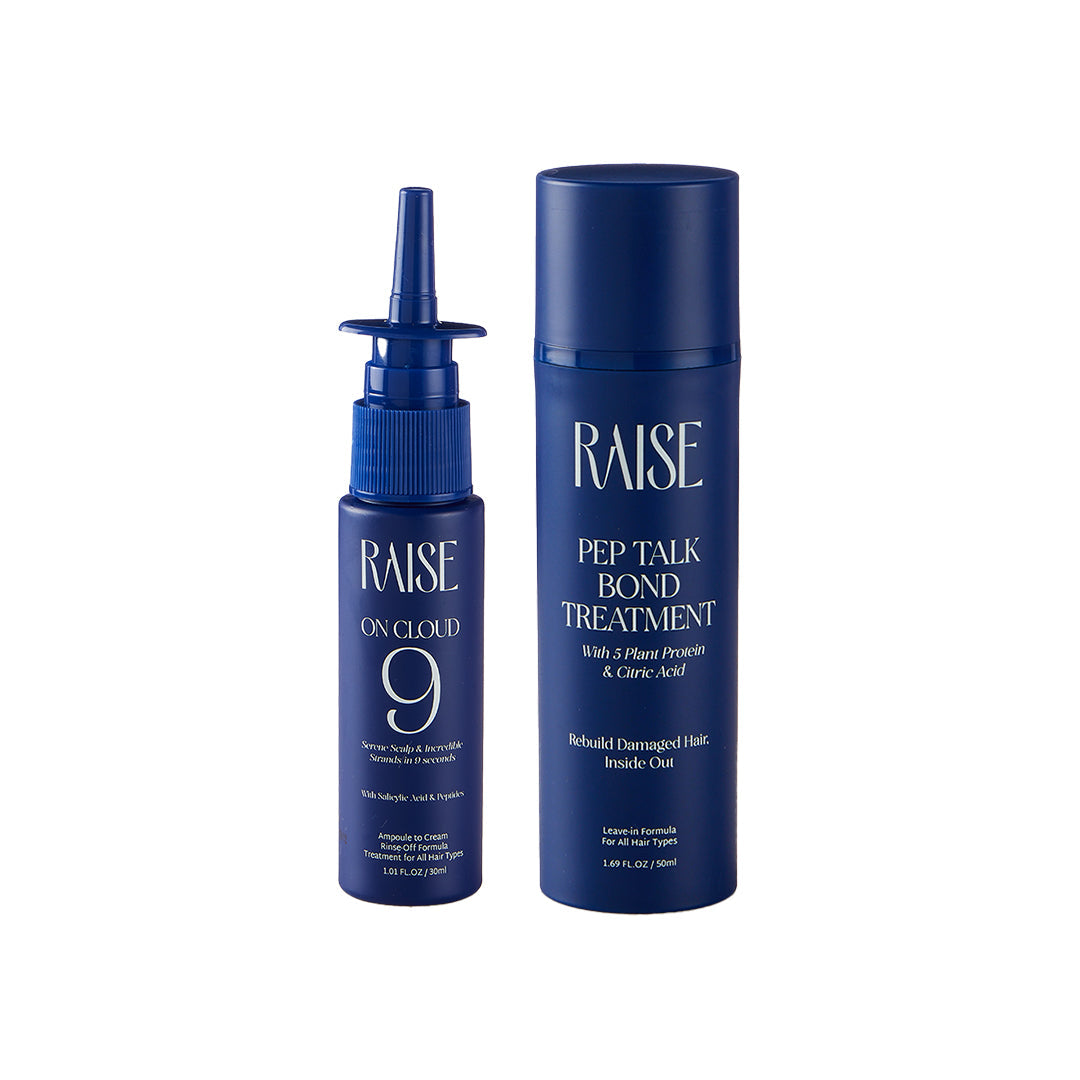 Raise Viral Korean Glass like Hair Combo | Instant Korean Glass like Shine & 2-Min Damage Repair | On Cloud 9 & Pep Talk
