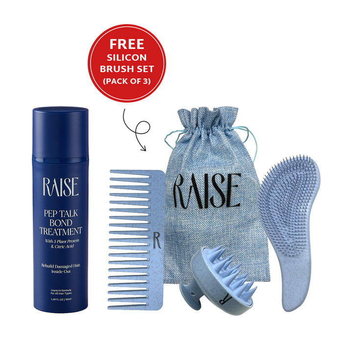 Raise Pep Talk Leave-In Hair Bond Treatment For Damaged & Frizzy Hair (50ml)