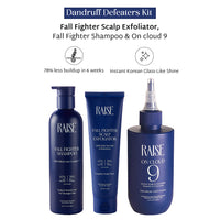 Raise Dandruff Defeaters Kit (150g/280ml/200ml)