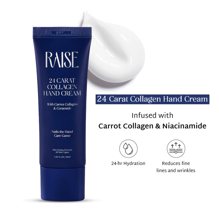 Raise 24 Carat Collagen Hand Cream (30ml)
