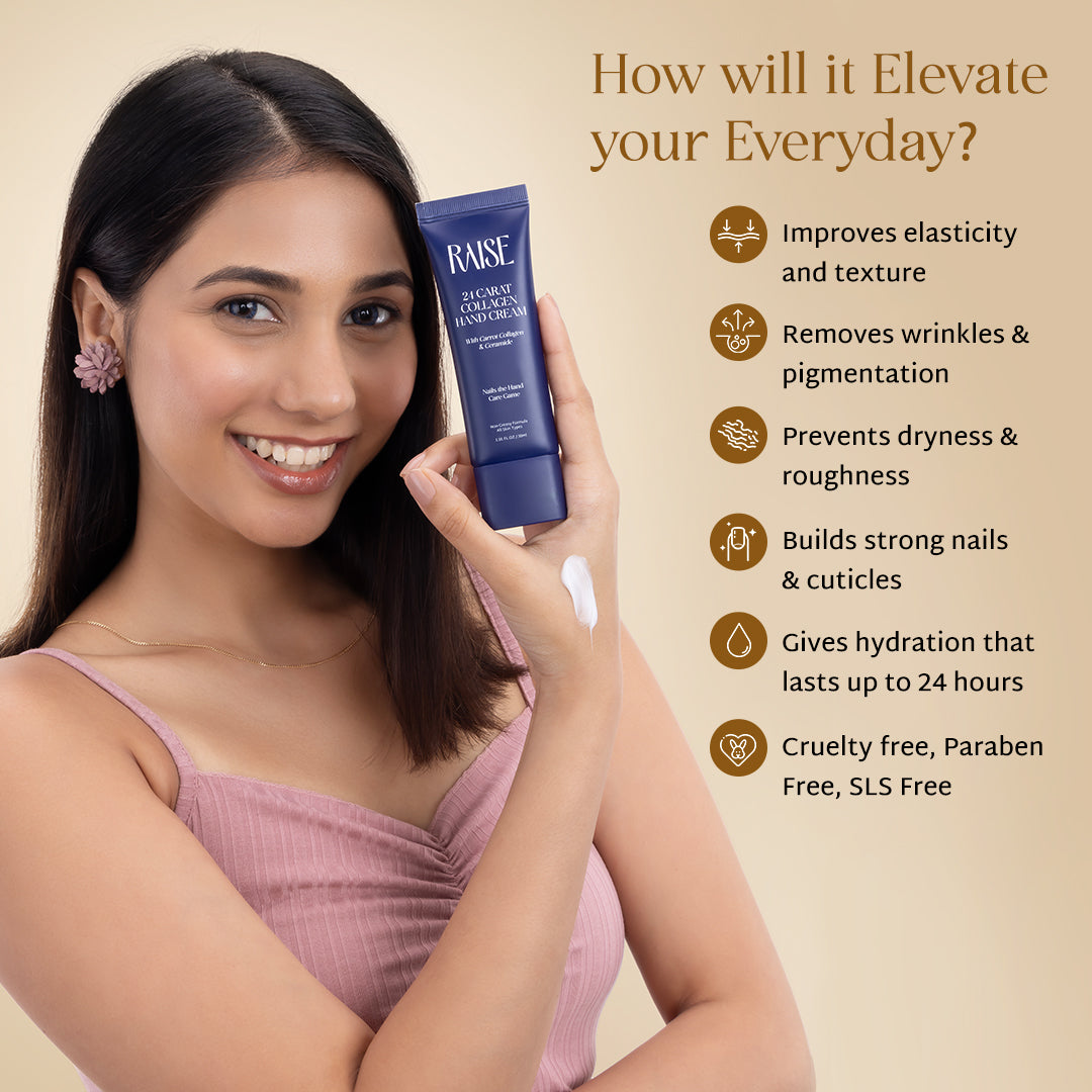 Raise 24 Carat Collagen Hand Cream (30ml)