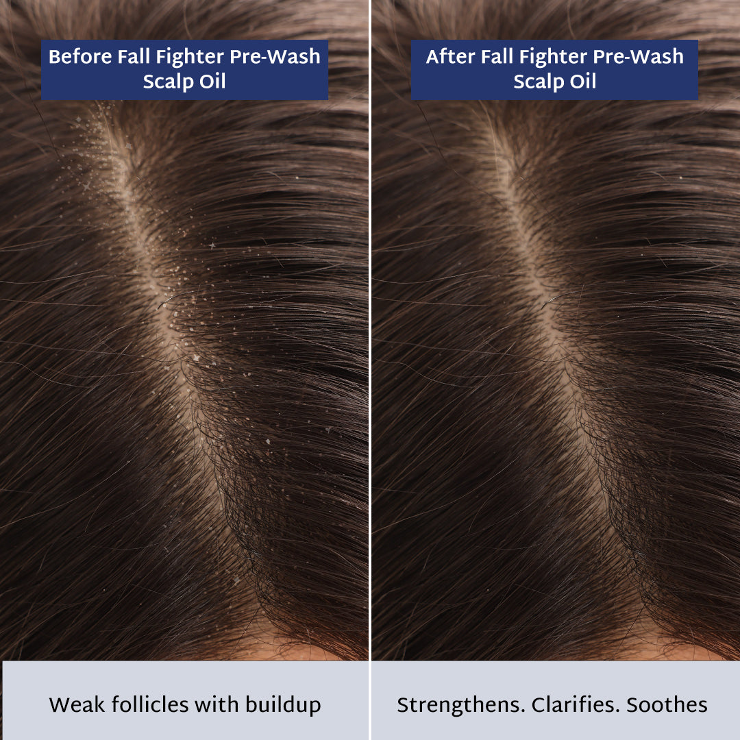 Raise scalp oil for hair growth