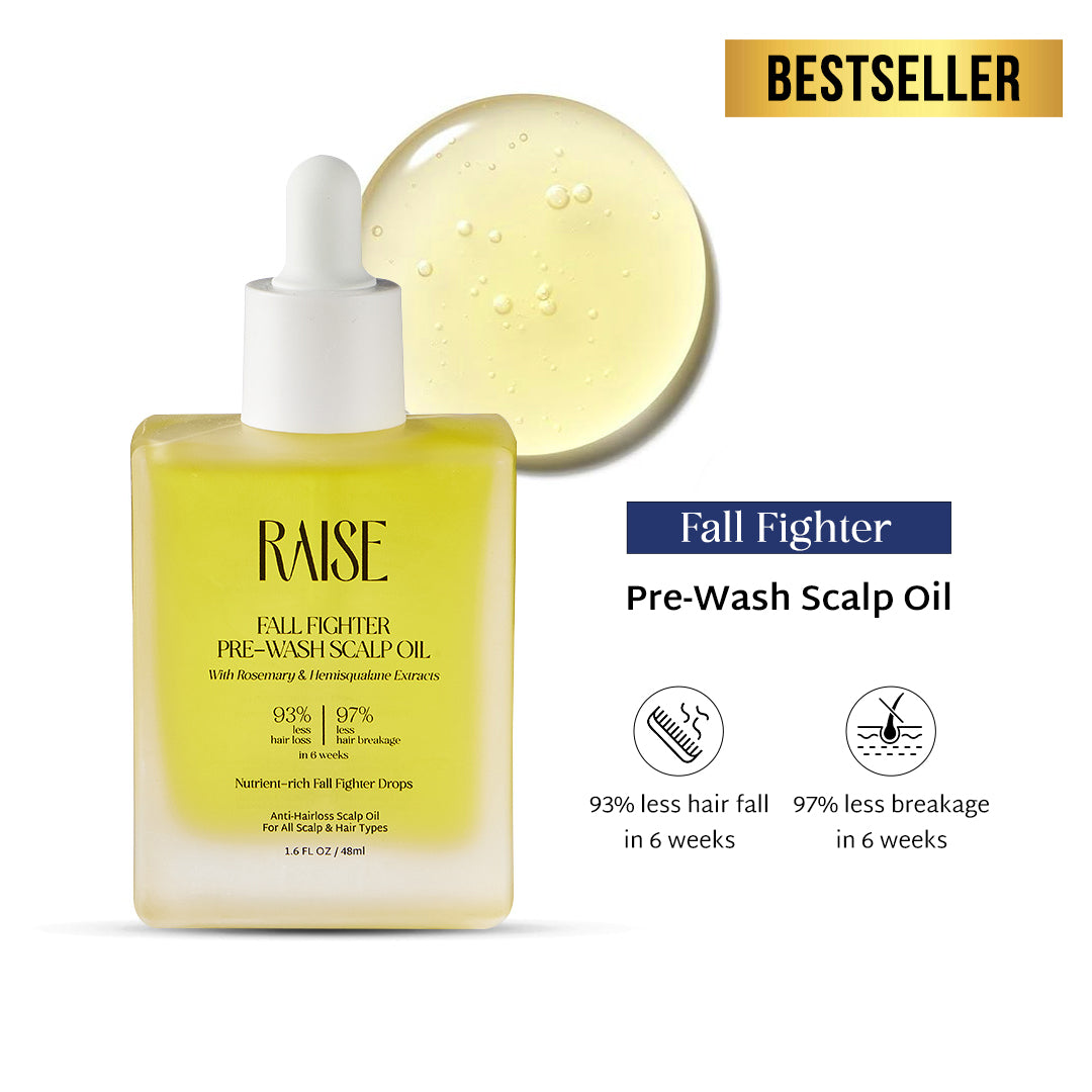 Raise Fall Fighter Pre-Wash Scalp Oil (48ml) | Anti-Hair Loss Scalp Oil