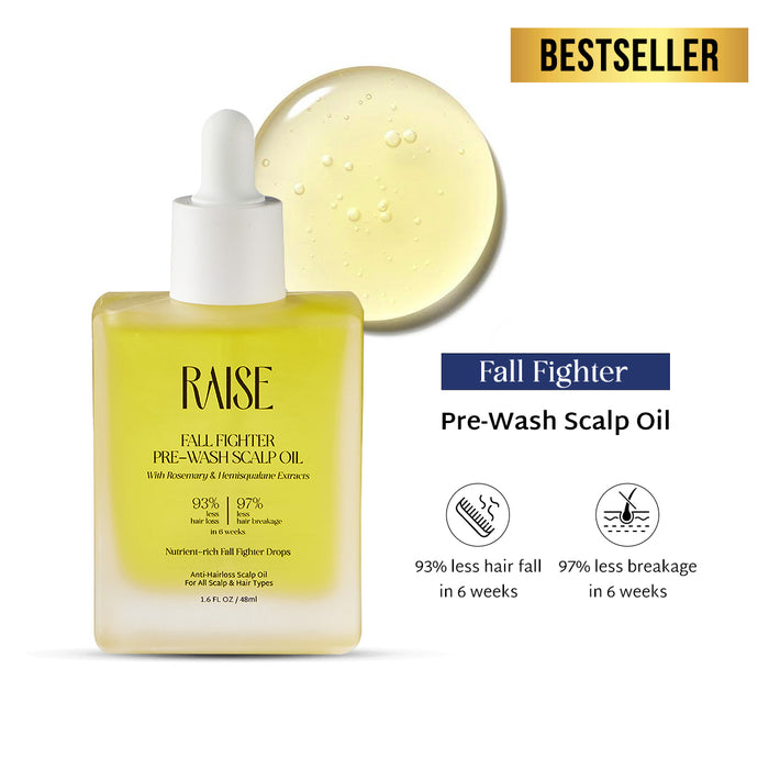 Raise Fall Fighter Pre-Wash Scalp Oil (48ml) | Anti-Hair Loss Scalp Oil