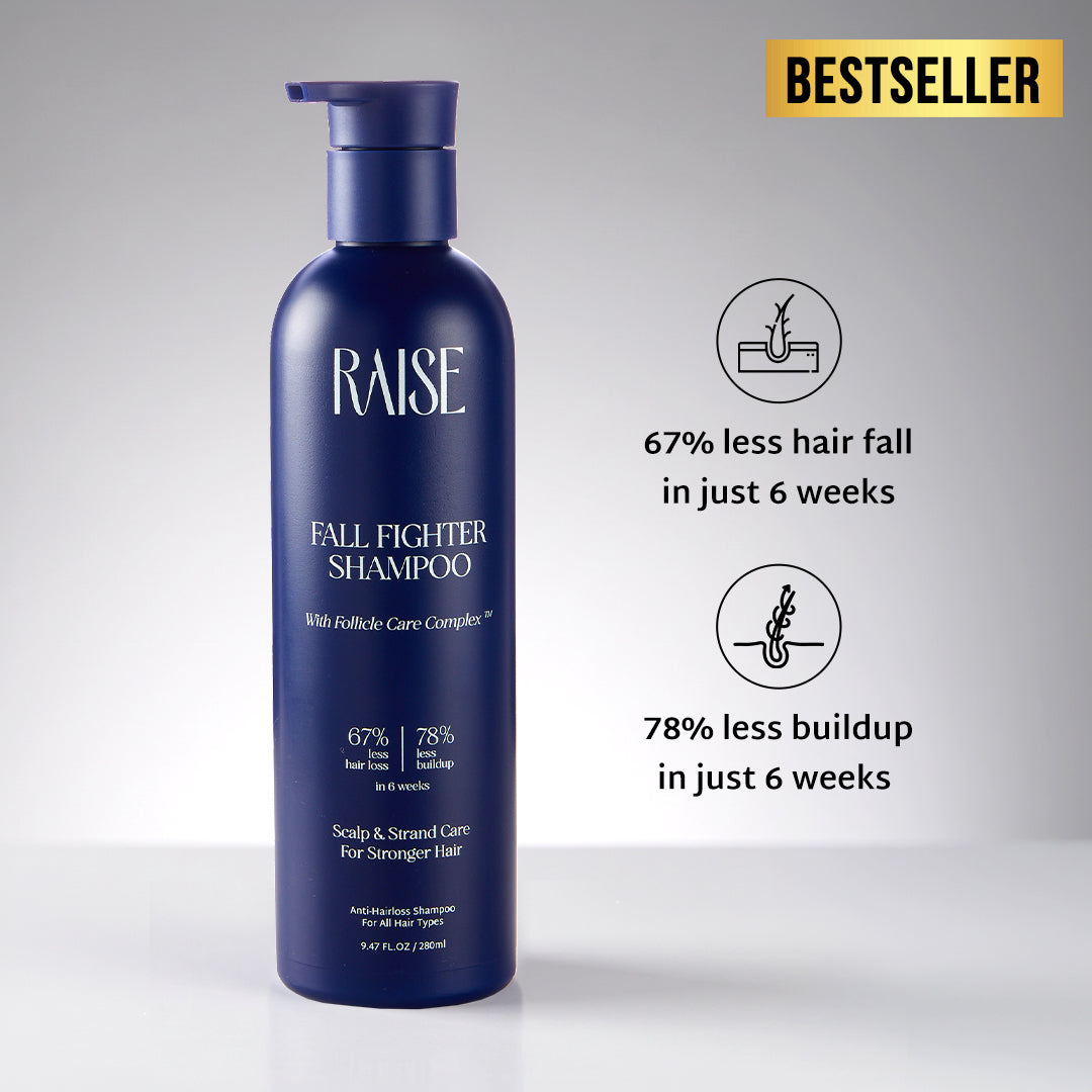 Raise Fall Fighter Shampoo for Hair Fall and Dandruff
