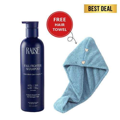 Raise Fall Fighter Shampoo for Hair Fall and Dandruff