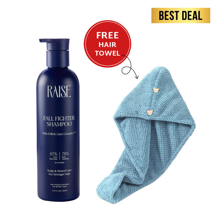 Raise Fall Fighter Shampoo for Hair Fall and Dandruff