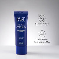 Raise 24 Carat Collagen Hand Cream (30ml) for Wrinkles & Dry Hands
