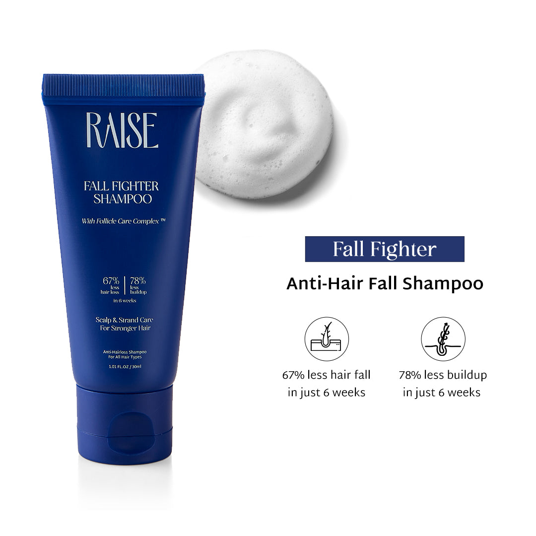 Raise Fall Fighter Shampoo for Hair Fall and Dandruff